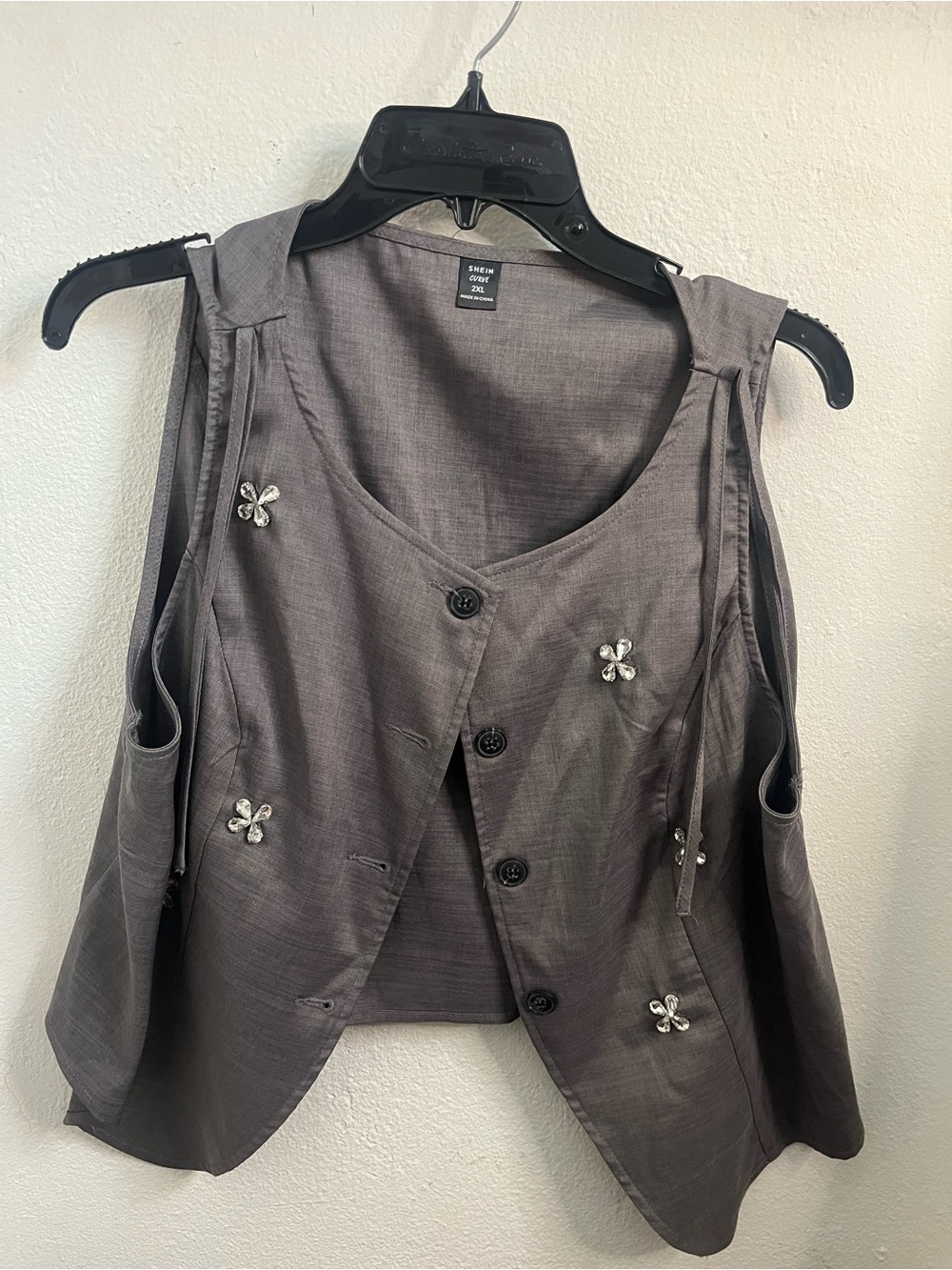 SHEIN Gray Vest like Shirt